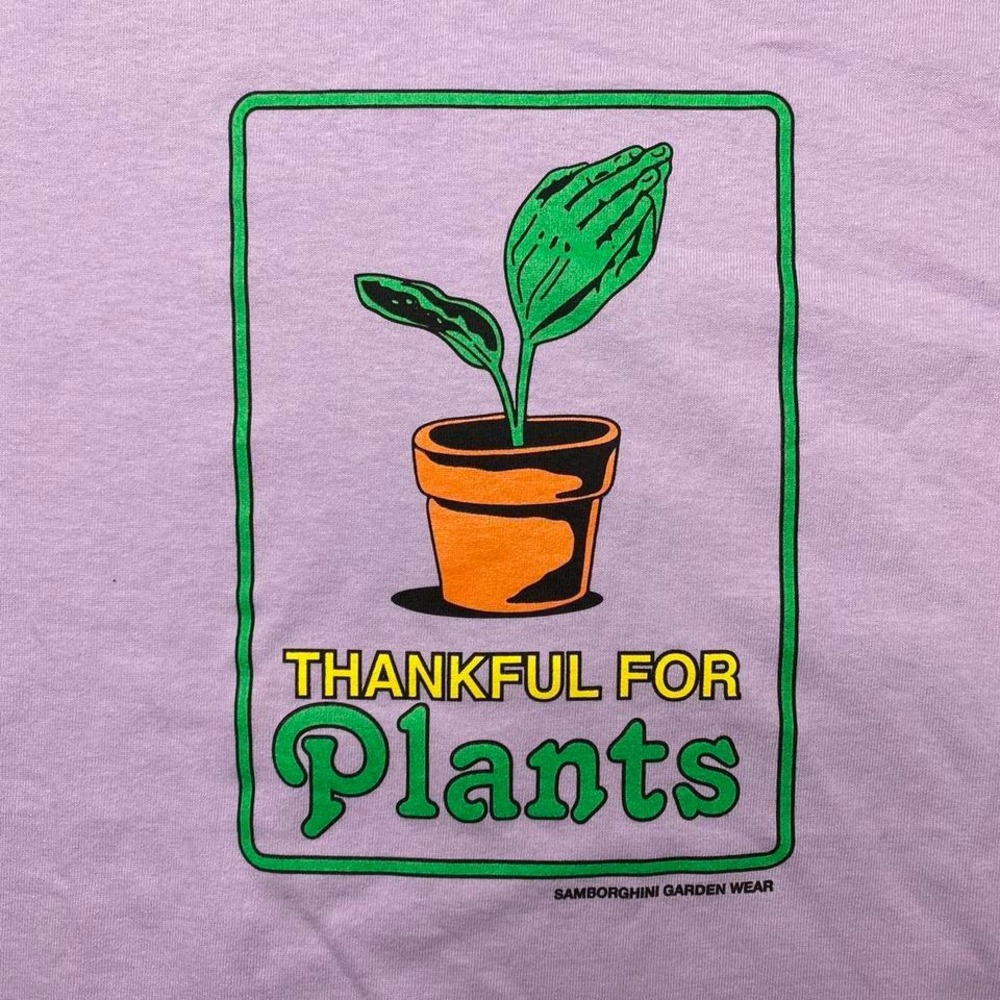 Samborghini x thankful for plants plant shirt